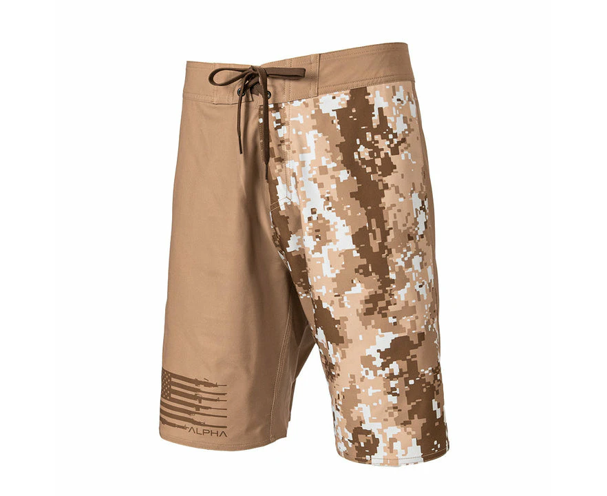 Board Shorts - Desert Digi Camo - Alpha