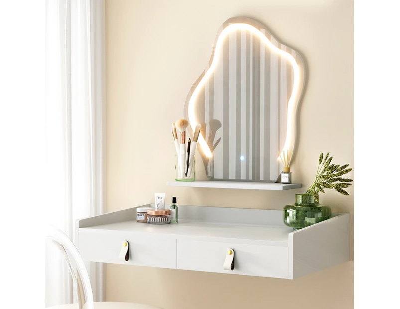 Artiss Dressing Table Floating LED White Daphne
