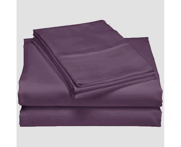 Super Soft Microfiber King Bed Sheet Set-Plum