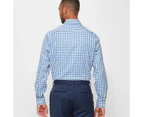 Check Business Shirt - Preview - Blue