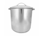 19L Stainless Steel Stock Pot, Silver - Anko