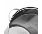 19L Stainless Steel Stock Pot, Silver - Anko