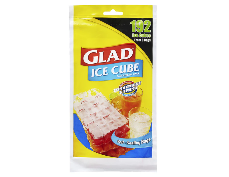 Glad Ice Cube Bags 8pk