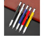 6 In 1 Multitool Pen Set Metal Screwdriver Ballpoint Pen With Ruler Ballpoint Pen Stylus Pen Screwdriver Capacitive Pen Gift For Family And Friends