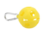 Golf Ball Protective Cover Silicone Sleeve Holder With Keychain Golf Training Accessoryyellow