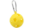 Golf Ball Protective Cover Silicone Sleeve Holder With Keychain Golf Training Accessoryyellow