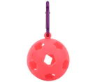 Golf Ball Protective Cover Silicone Sleeve Holder With Keychain Golf Training Accessorypink