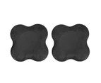 2Pcs Yoga Knee Pads Support Cushion Mats Wrist Elbow Protective Pad For Fitness Exerciseblack