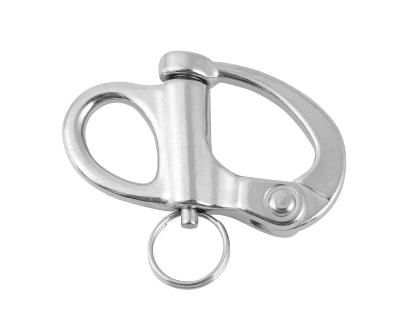 10*35Mm Stainless Steel Fixed Snap Shackle Quick Release With Round Ring