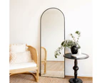Future Glass Arch Full Length Mirror - 1700 x 600mm - Black