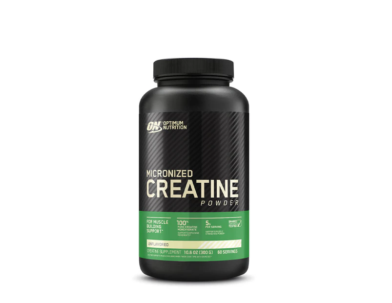 Optimum Nutrition Micronised Creatine Powder 300g / 60 Serves