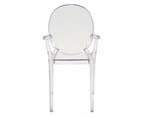 Replica Philippe Starck Louis Ghost Arm Chair | Clear