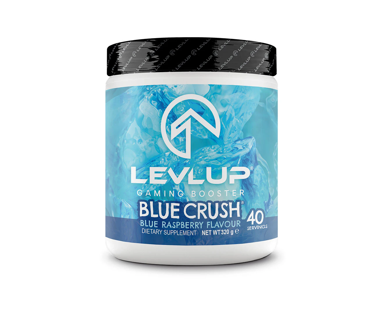 Levlup Gaming Booster Supplement Blue Crush 320g / 40 Serves