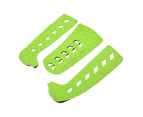 3Pcs Surfboard Traction Pad Anti Vibration Water Resistance Thermal Insulation Green Deck Pads For Yachts Rvs Boats