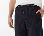 Tommy Hilfiger Men's Original Pin Stripe Woven Sleep Pants / Pyjama Pants - Desert Sky