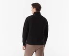 Tommy Hilfiger Men's Thompson Quarter Zip Mockneck Sweater - Dark Sable