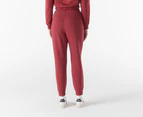 Tommy Jeans Women's College Logo Baggy Sweatpants / Tracksuit Pants - Deep Sea Rose