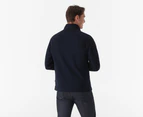 Tommy Hilfiger Men's Thompson Quarter Zip Mockneck Sweater - Desert Sky