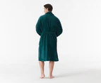 Bambury Unisex Retreat Microplush Robe - Teal