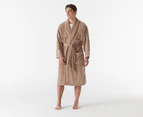 Bambury Unisex Retreat Microplush Robe - Latte