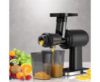 Devanti Cold Press Slow Juicer Fruit Juice Extractor 160W Black