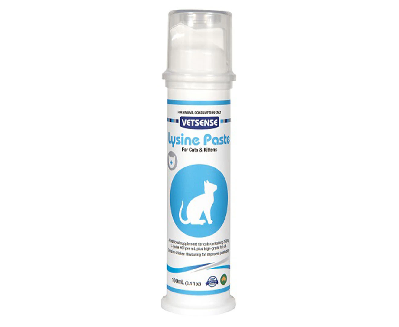 Vetsense Lysine Paste for Cats & Kittens 100mL