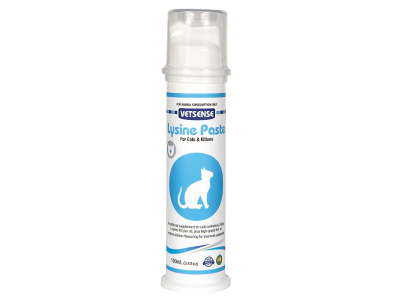 Vetsense Lysine Paste for Cats & Kittens 100mL