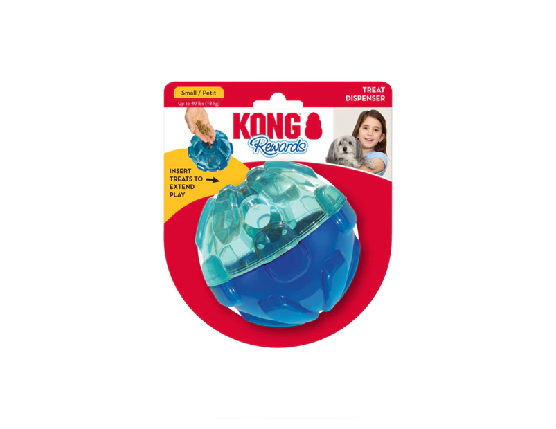 KONG Small Rewards Ball - Blue