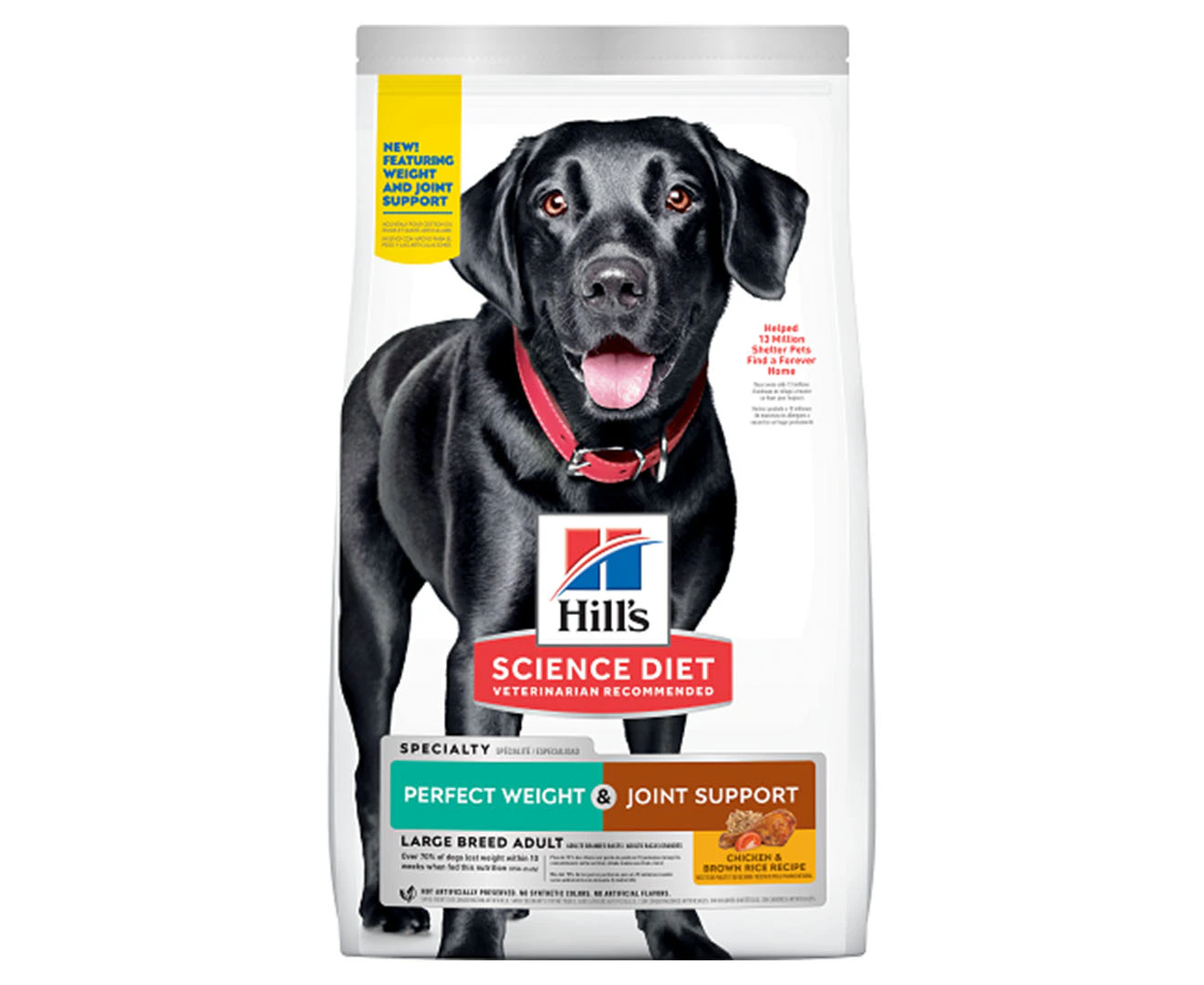 Hill's Science Diet Perfect Weight & Joint Support Large Breed Adult Dog Food Chicken & Brown Rice 11.34kg