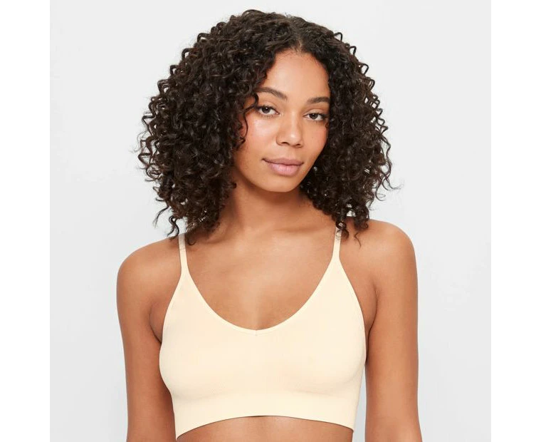 Target Seamfree Low Impact Sports Crop Top - Neutral