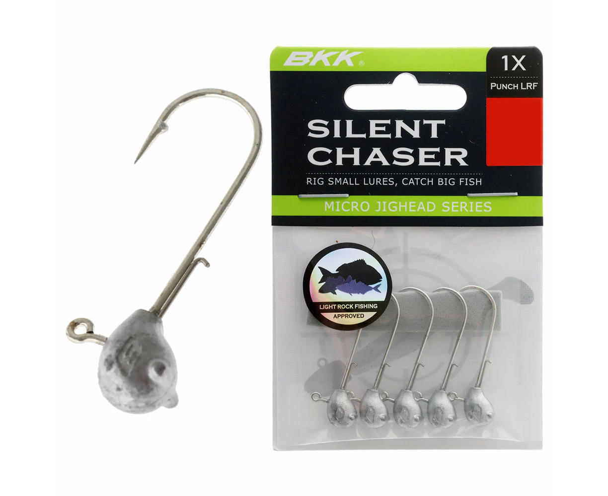 BKK Silent Chaser Punch LRF Micro Jig Heads #4 3g Qty 5