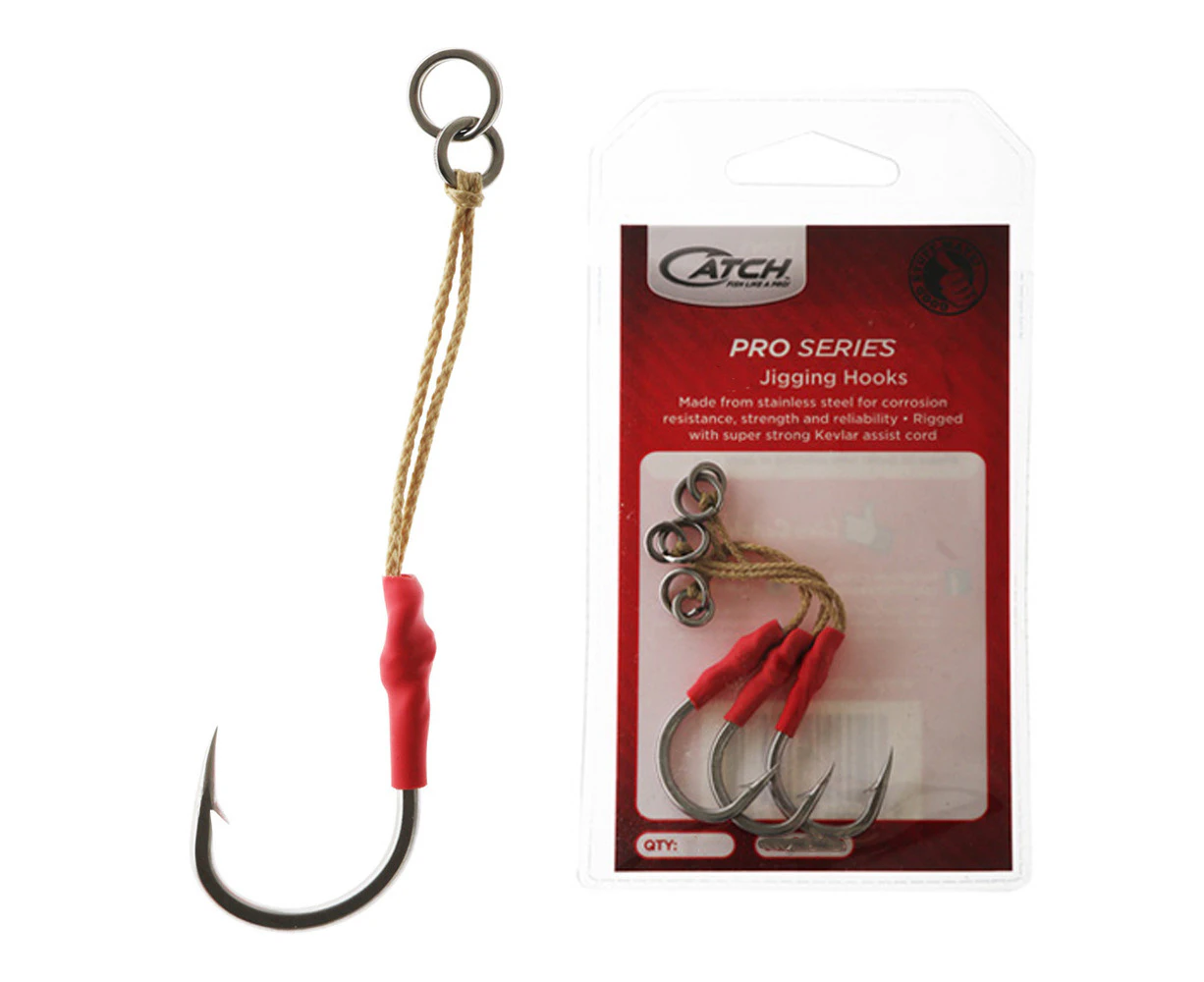 Catch Pro Series SJ51 Jigging Assist Hooks 9/0 Qty 2