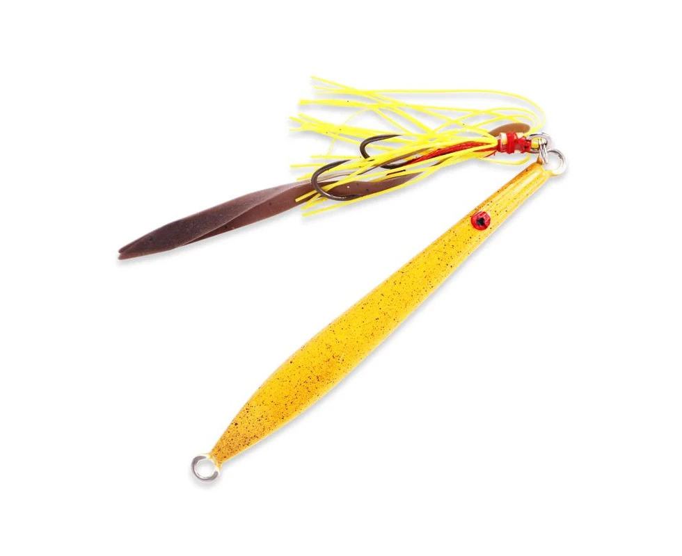 Ocean Angler Fish Fingers Jig 100g Bruised Banana