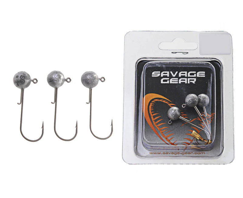 Savage Gear Ball Jig Heads No.1 2g Qty 3