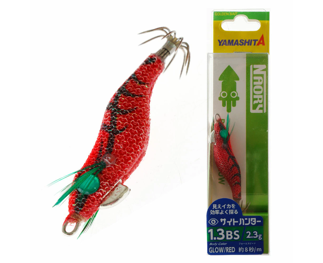 Yamashita Naory Sight Hunter Squid Jig Size 1.3 Red