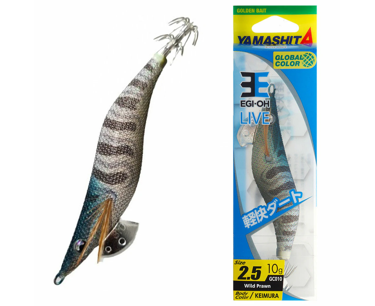 Yamashita EGI-OH LIVE Squid Jig 2.5 75mm Wild Prawn