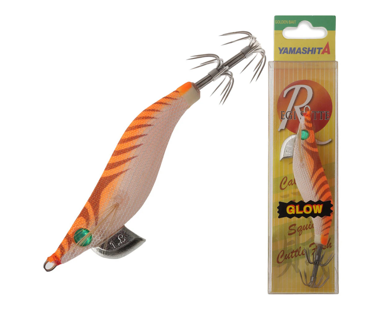 Yamashita EGI Sutte R ND Squid Jig Size 1.8 Orange Tiger