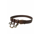 Dolce & Gabbana Elegant Brown Calf Leather Belt - Timeless Accessory - 90 cm / 36 Inches