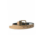 Dolce & Gabbana Elegant Beige Leather Belt