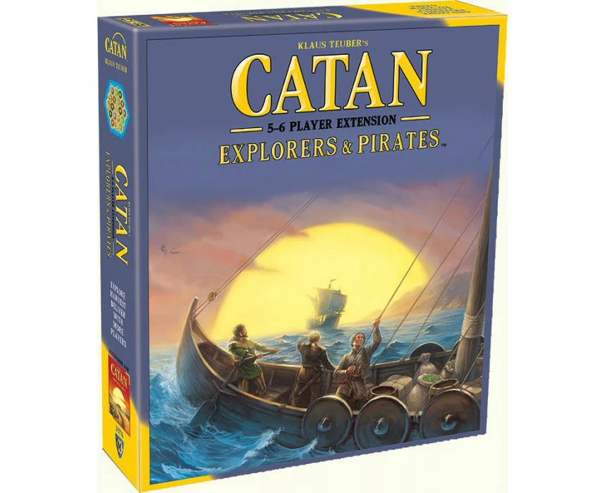 Catan: Explorers and Pirates 5-6 Player Extension Board Game