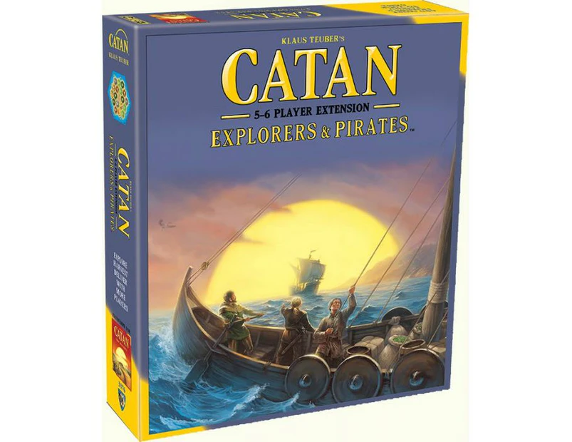 Settlers of Catan 5th Edition Explorers & Pirates - Extension for 5-6 Players