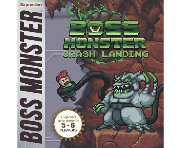 Boss Monster: Crash Landing 5-6 Player Expansion Card Game