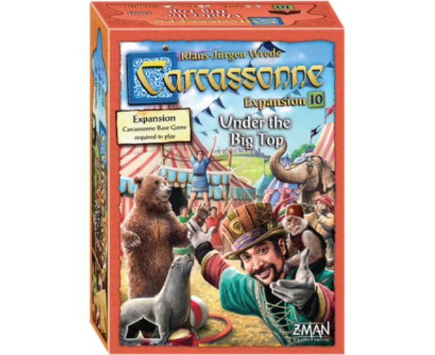 Carcassonne: Under The Big Top Expansion 10 Board Game