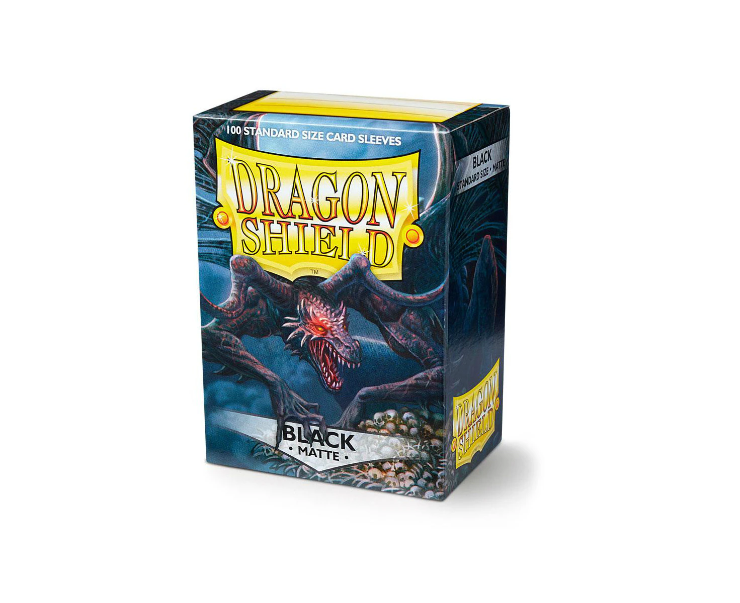 Dragon Shield Rhipodon Matte Black Sleeves 100 Pack