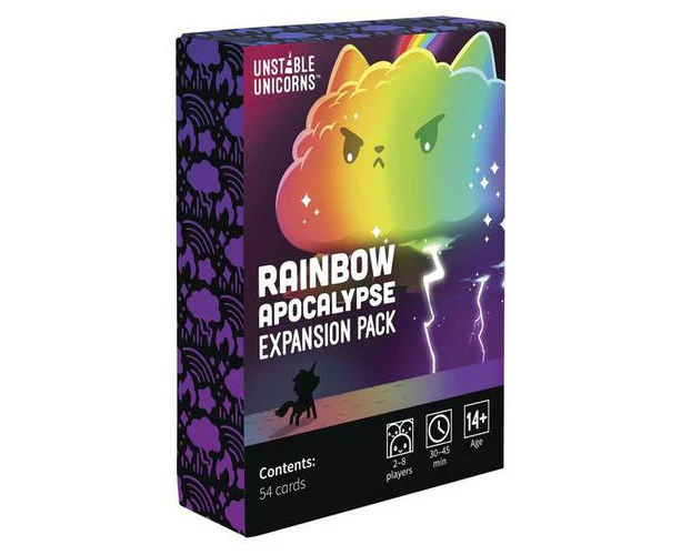 54pc Tee Turtle Unstable Unicorns Rainbow Apocalypse Expansion Card Game 14y+