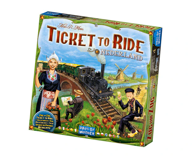 Days Of Wonder Ticket to Ride Map Collection 4 Nederland Board Strategy Game 8y+