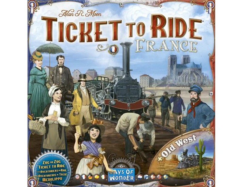 Ticket to Ride: France Expansion Board Game