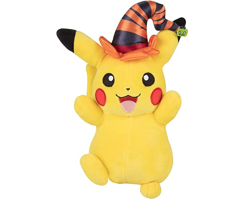 Pokemon Halloween 8 inch Pikachu with Witch Hat Plush