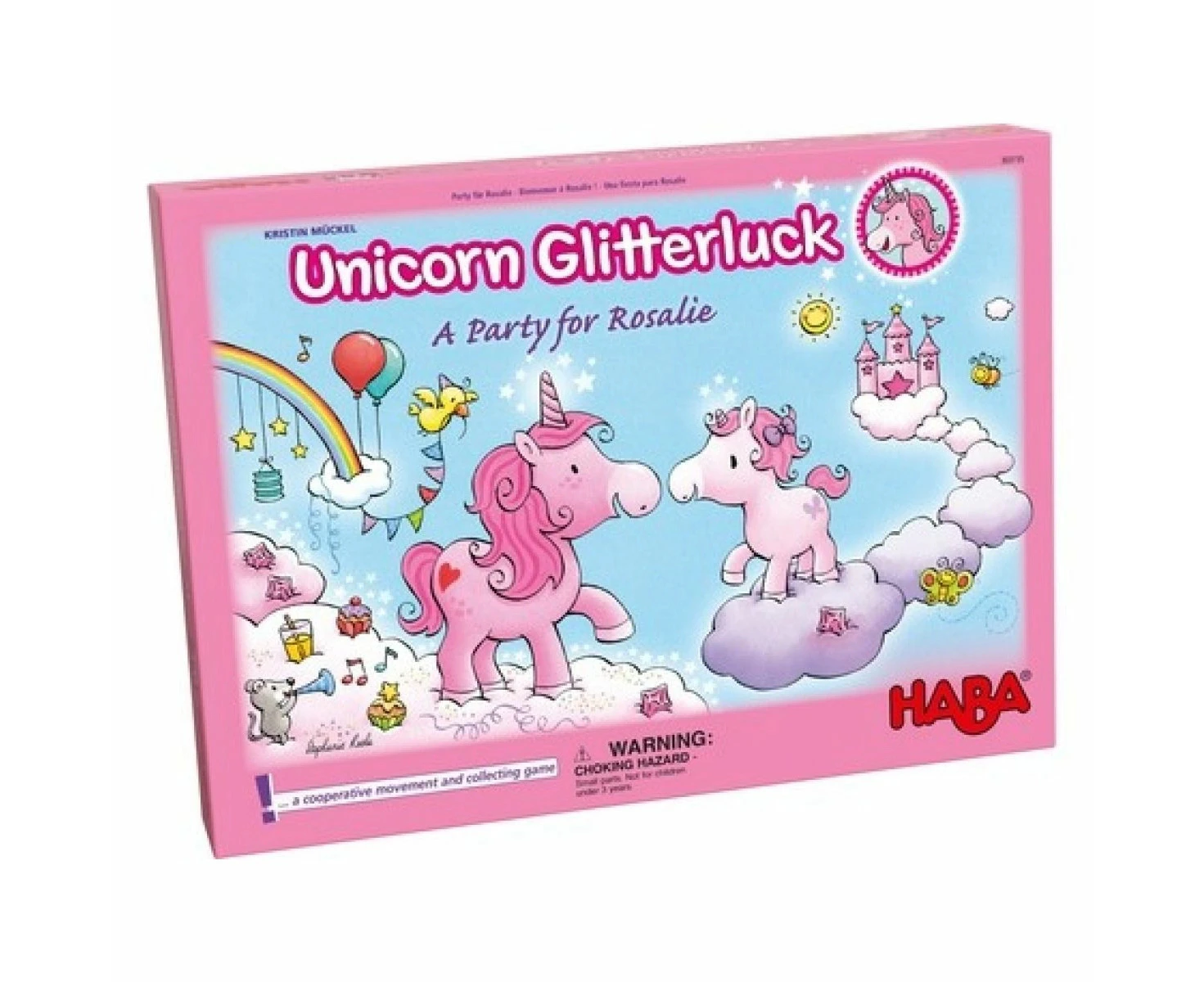 Unicorn Glitterluck A Party for Rosalie Board Game