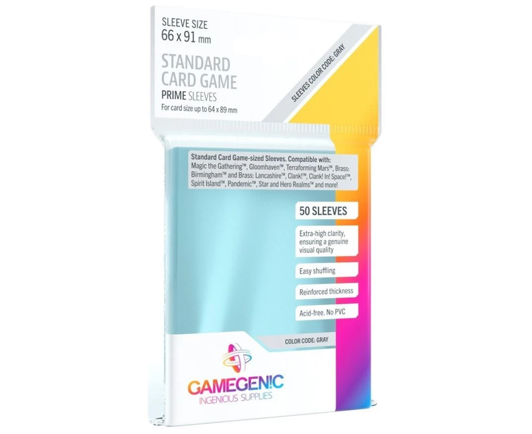 Gamegenic Standard Card Game Prime Board Game Sleeves